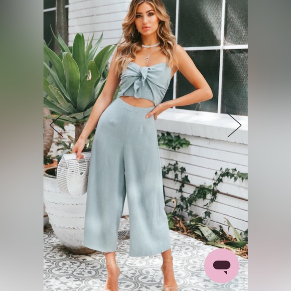 Midi Wide-Leg Jumpsuit - Picture 1 of 8